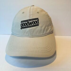 Goodwood Brewery Hat Cap Beige Adjustable Strap Back Cap‎ America Cotton